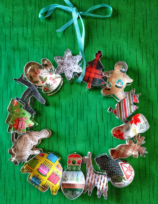 Cookie Cutter Christmas Wreath