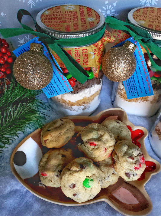 Holiday Cookies in a Jar