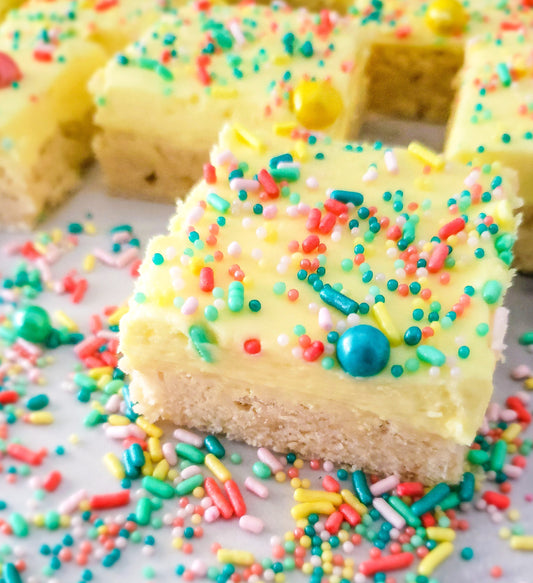 Lemon Sugar Cookie Bars