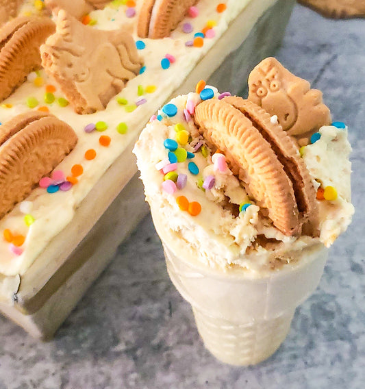 No Churn Birthday Cake Ice Cream
