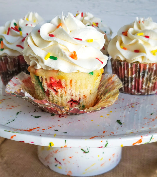 Paint Splatter Cake Stand