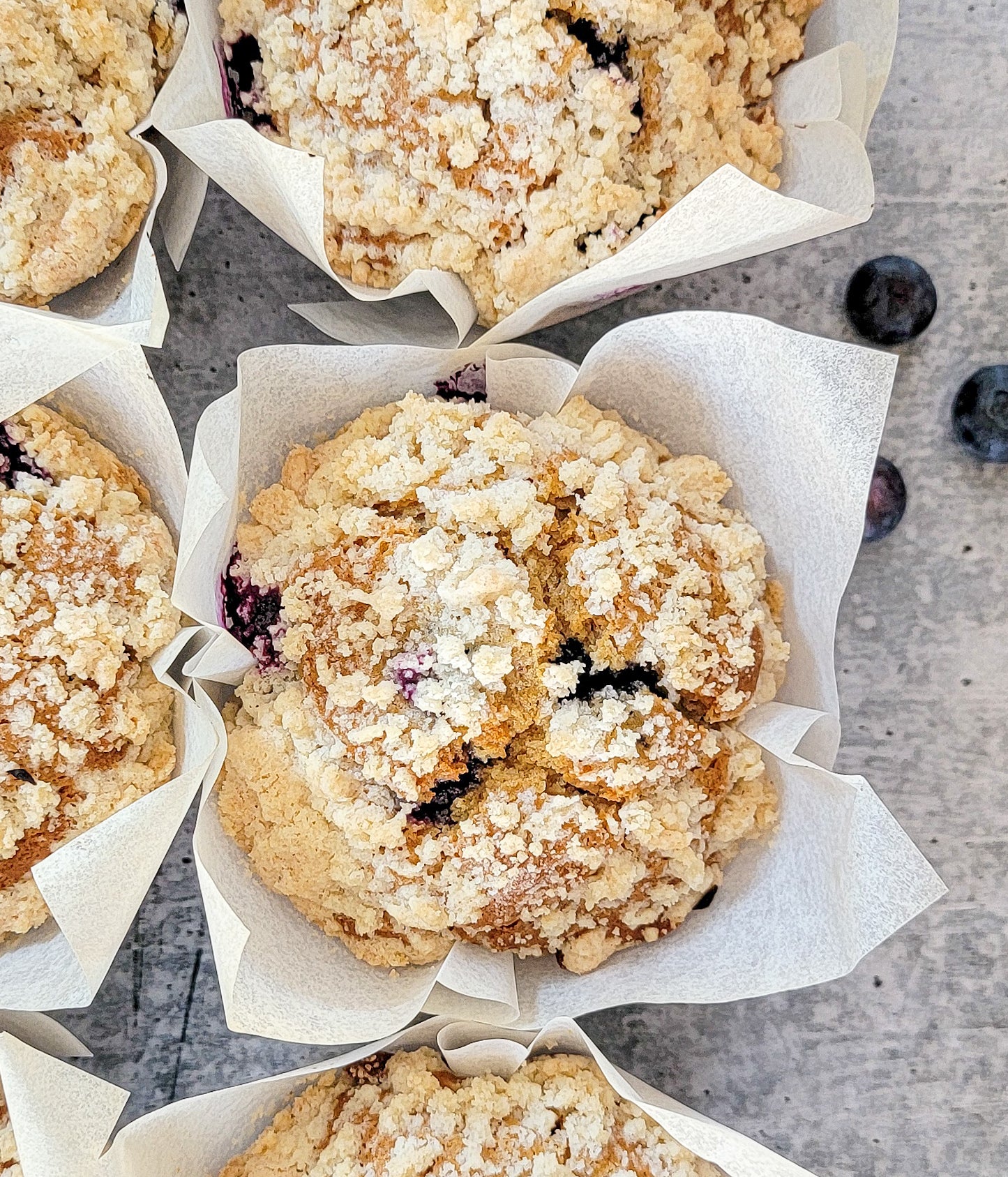 4-Pack Blueberry Streusel Muffins