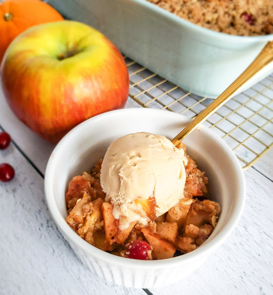 Apple Orange Cranberry Crisp