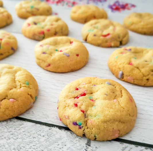 Peanut Butter Confetti Cookies
