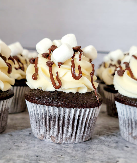 Hot Chocolate Cupcakes