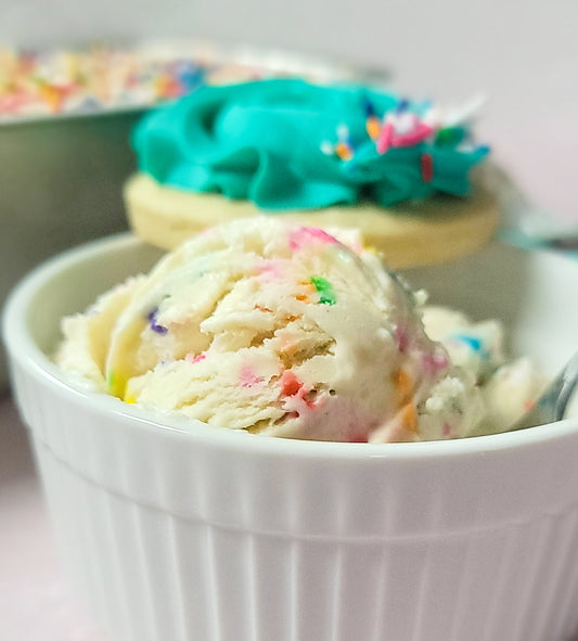 No Churn Sugar Cookie Ice Cream