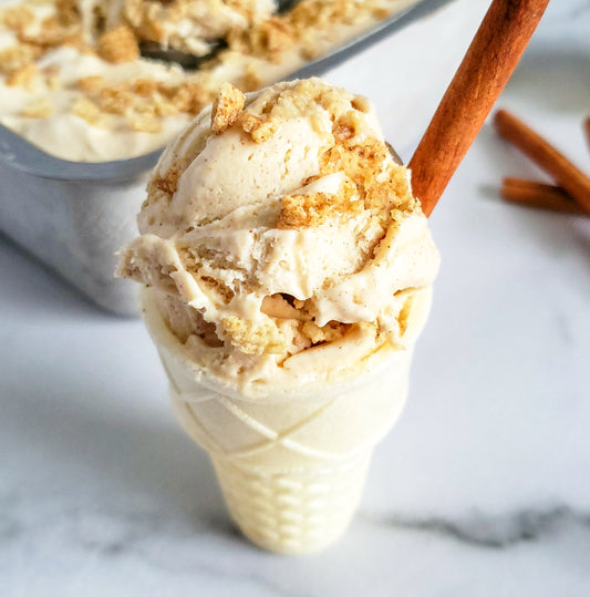 Brown Sugar Cinnamon Crunch No Churn Ice Cream