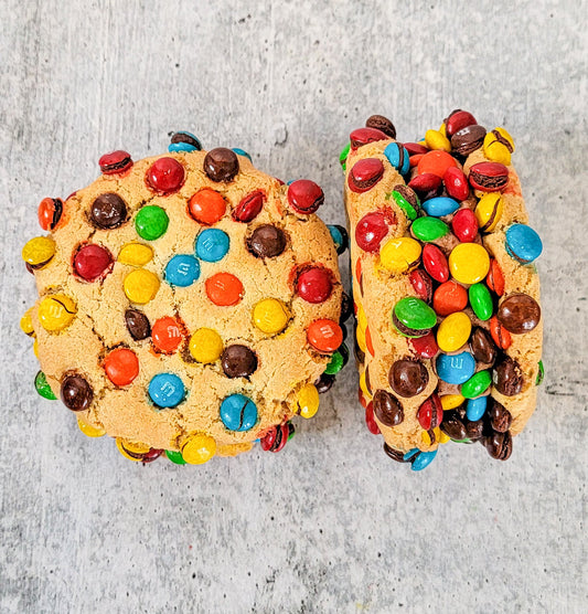 M&M Cookie Sandwich