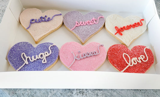 Hearts Sugar Cookie Box