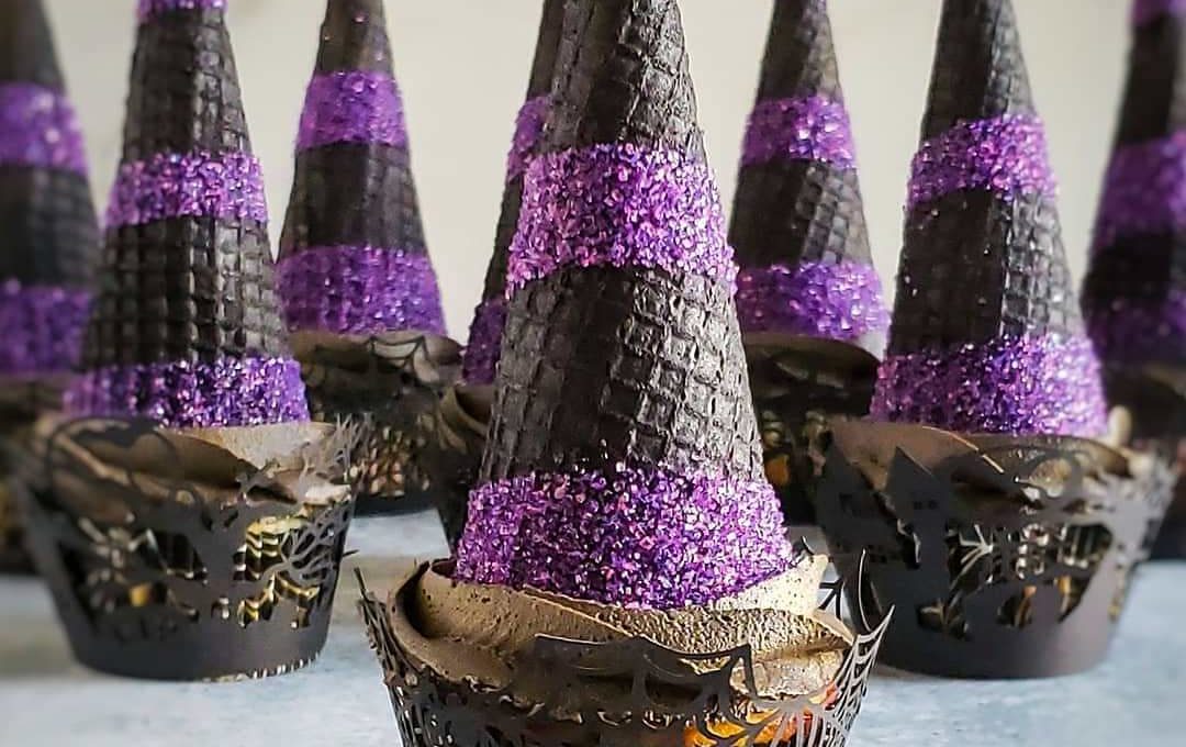How to Make Witch Hat Cupcakes